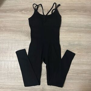 Women’s Fashion Nova Snatched Black Jumpsuit Size S